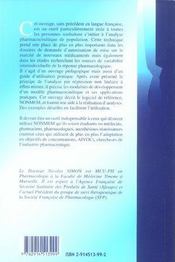 Pharmacocinétique de population ; introduction à nonmen - 4ème de couverture - Format classique