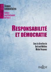 Responsabilité et démocratie - Couverture - Format classique