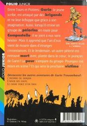 Garin Trousseboeuf t.10 ; les pélerins maudits - 4ème de couverture - Format classique