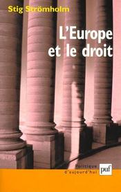 L'Europe et le droit - Intérieur - Format classique
