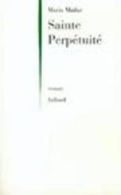Sainte perpetuite - Couverture - Format classique
