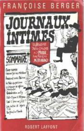Journaux intimes - Couverture - Format classique