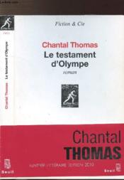 Le testament d'Olympe - Couverture - Format classique