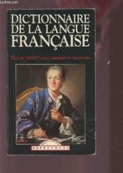 Dictionnaire De La Langue Francaise - Couverture - Format classique