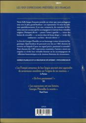 Les 1001 expressions préférées des Français - 4ème de couverture - Format classique
