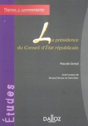 La presidence du conseil d'etat republicain - Intérieur - Format classique