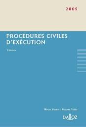 Procédures civiles d'exécution (2e édition) - Couverture - Format classique