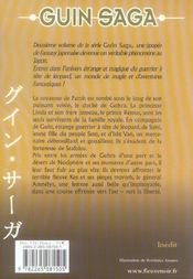 Guin saga Tome 2 ; le guerrier du désert - 4ème de couverture - Format classique