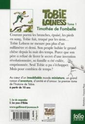 Tobie Lolness t.1 ; la vie suspendue  - Ttimothee De Fombelle - Timothée de Fombelle 