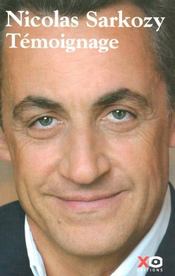 Vente  Temoignage  - Nicolas Sarkozy 