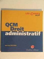 Qcm Droit Administratif