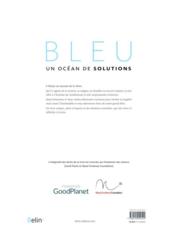 Bleu, un océan de solutions - 4ème de couverture - Format classique