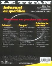 Internet au quotidien (2e edition) - 4ème de couverture - Format classique