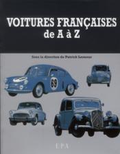 Toutes les voitures françaises de A à Z - Couverture - Format classique