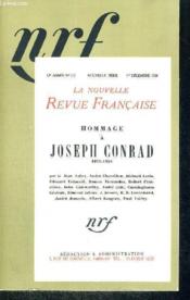 Hommage a joseph conrad - (1857-1924) - Couverture - Format classique