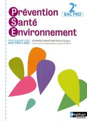 Prévention santé environnement ; seconde bac pro ; pochette de l'élève (édition 2009) - Couverture - Format classique
