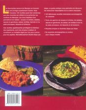 Cuisine mexicaine - 4ème de couverture - Format classique