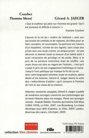 Courbet, L'Homme Blesse Gérard A. Jaeger