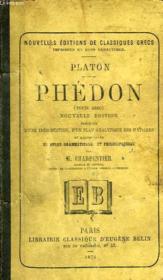 Phedon (Texte Grec) - Couverture - Format classique