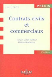 Contrats Civils Et Commerciaux ; 5e Edition - Intérieur - Format classique