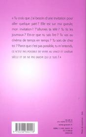 Bubble gum - 4ème de couverture - Format classique