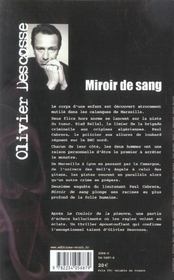 Miroir de sang - 4ème de couverture - Format classique