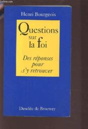 Questions sur la foi (n.e.)(poche) - Couverture - Format classique