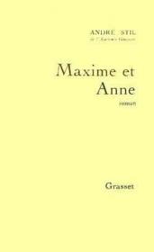 Maxime et Anne - Couverture - Format classique