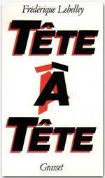 Tête à tête - Couverture - Format classique