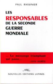Les responsables de la Seconde Guerre Mondiale - Couverture - Format classique