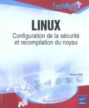 Linux ; configuration de la securite et recompilation du noyau  - Michel Michel - Nicolas Pons 