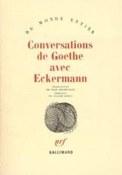 Conversations de Goethe avec Eckermann - Couverture - Format classique