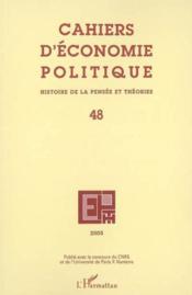 Cahiers d'économie politique n.48 ; histoire de la pensée et théories - Couverture - Format classique