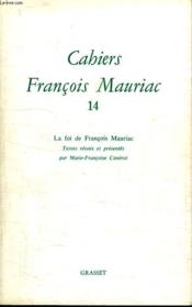Cahiers François Mauriac t.14 - Couverture - Format classique