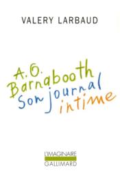 A. o. barnabooth. son journal intime - Couverture - Format classique