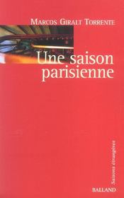 Une Saison Parisienne - Intérieur - Format classique