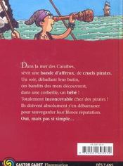Tresor chez les pirates - 4ème de couverture - Format classique