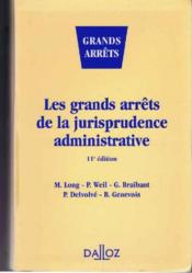 Les Grands Arrets De La Jurisprudence Adminastrives - Couverture - Format classique