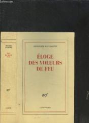 Eloge des voleurs de feu - Couverture - Format classique
