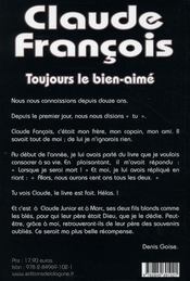 Claude François - 4ème de couverture - Format classique