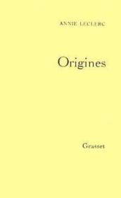 Origines - Couverture - Format classique