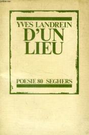 D'un lieu - Couverture - Format classique