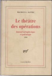 Le theatre des operations - journal metaphysique et polemique (1999) - Couverture - Format classique