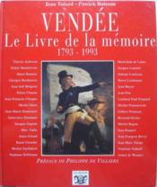 Vendée. Le livre de la mémoire. 1793 - 1993 - Couverture - Format classique