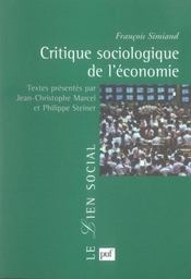 Critique sociologique de l'économie - Intérieur - Format classique