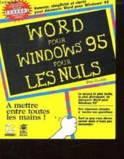 Word Pour Windows 95 Poiur Les Nuls