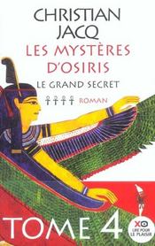 Les mysteres d'osiris - tome 4 le grand secret - vol04 - Intérieur - Format classique