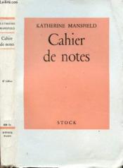 Cahier De Notes - Couverture - Format classique