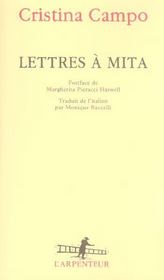 Lettres a mita - Intérieur - Format classique