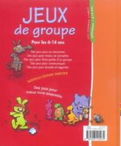 Jeux de groupe (anc edition) - pour mieux vivre ensemble - Couverture - Format classique